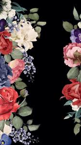 Beautiful Flower Black Background For Iphone Wallpaper Home Or Lock Screen Iphone Background Iphone Wallpaper Vintage Flower Flowers Black Background