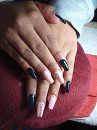Kit uñas acrilicas completo profesional kit de manicura uñas acrílicas accesorios y decoraciones 12pcs pedrería uñas limas y acrilico nail art. Unas Acrilicas Negro Rosa Pastel Unas Nails Citel Facebook