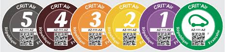 Quels sont les risques d'amendes ? Fichier Vignettes Crit Air Svg Wikipedia