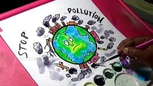 How To Draw Stop Pollution Color Poster Drawing