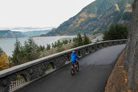This is the historic columbia river highway. Riding The Newest Section Of The Historic Columbia River Highway State Trail