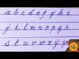 English and all other languages written in the same roman or latin script use a cursive form. Pin On Anglijskij Yazyk