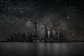 Lights Out What Sf Nyc And Tokyo Would Look Like Under Montana S Stars City Sky Light Pollution Thierry Cohen