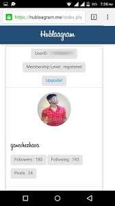 La aplicación hublaagram en la tienda de aplicaciones de android. Hublaagram Instagram Followers
