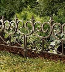 Metal border fencing is a quick and easy option that comes in a range of sizes, colours and vintage decorative styles. 16 Garden Border Fencing Ideas Garden Borders Garden Garden Edging