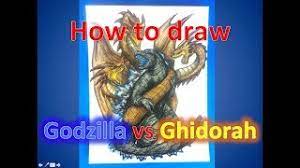In this video i will be speed drawing king ghidorah from godzilla king of the monsters 2019 movie. How To Draw Godzilla Vs Ghidorah From King Of The Monsters Youtube