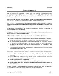 Limited personal guarantee of lease. Free Loan Agreement Template Simple Personal Employee Family