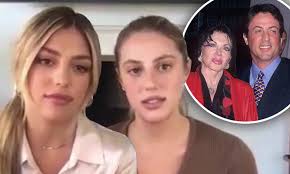 Sylvester Stallone's daughters Sophia and Sistine reminisce about their  late grandmother's legacy
