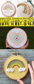 Hand embroidery easy flower design,modern flower embroideryget more updates:please subscribe my. Beautiful Rainbow Hand Embroidery Patterns Sew What Alicia