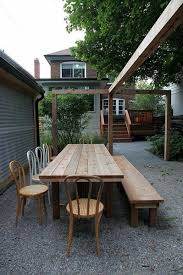 House Tour Personality And High Style In Toronto Backyard Table Backyard Diy Patio Table