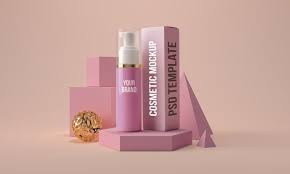 Download Cosmetic Bottle With Dispenser And Box M Premium Psd Freepik Psd Cosmetic Bottles Cosmetic Box Beauty Skin Care