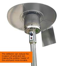 Constructed of stainless steel, this heavy duty unit features an piezo ignition system and mounting plate for permanent installation. For Natural Gas Propane Patio Heaters Outdoor Gas Heater Picnic Stove Patio Heater Heat Focusing Reflector Size 1 Pcs Can Reflect Heat Patio Lawn Garden Patio Heater Replacement Parts Guardebem Com