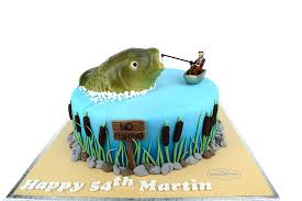 Fishing pier a birthday cake for a fisherman. Fishing Cake 3d Cake Store