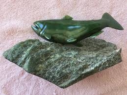 Inside his private studio in a quiet vancouver suburb, lyle sopel is able to find himself amidst a cacophony of piercing noise, riveting himself to a rare art form that few would. Lyle Sopel Jade Wildlife Sculpture 1837894091