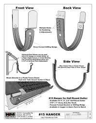Maybe you would like to learn more about one of these? 15 Fascia Mount Half Round Gutter Copper Bar Hanger