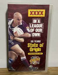 XXXX 20 Years Of State Of Origin Commemorative VHS Tape In A League Of  Their Own | eBay