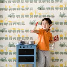 Jungle hangout wallpaper see how beautifully the croatian interior loving valentina has decorated the kids room in her apartment on the shores of the adriatic sea with our wallpaper e319241 jungle. Fun Wallpaper For Boysrooms By Kids Interiors