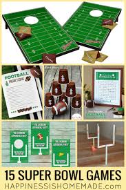 People who host super bowl parties belong to one of two team. 15 Fun Super Bowl Party Games For All Ages Happiness Is Homemade