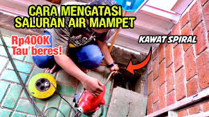 Terkadang kita merasa bingung harus melakukan apa karena kurangnya informasi yang didapatkan. Cara Mengatasi Saluran Air Mampet Pipa Tersumbat Tanpa Bongkar Pakai Kabel Spiral Mesin Ridgid Youtube