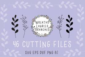 Download Wreaths Laurels And Branches Graphic By Carrtoonz Creative Fabrica PSD Mockup Templates