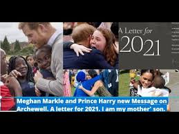 File photo of meghan markle and prince harry. Meghan Markle And Prince Harry S New Message For 2021 On Archewell I Am My Mother S Son Youtube