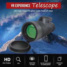 12X50 Monocular - High Powered BAK-4 Prism for Bird Watching