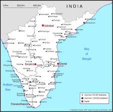 Möchten sie schnell die sprache ihrer neuen heimat sprechen? Karte Von Sud Indien Mit Grossen Stadten Sud Karte Von Indien Mit Den Wichtigsten Stadten Sud Asien Asia