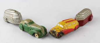 1930s Rubber Cars And Caravan Trailers Apr 28 2018 American Antique Auctions In Nj Toy Car American Antiques Antique Auctions