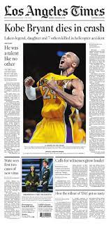 Based on a report from gma news, pinoy fans created a special mural in taguig to honor the late basketball player. How 23 Newspapers Covered Kobe Bryant S Death On Their Front Pages