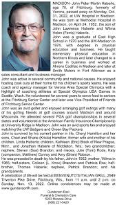 Obituary Names H to K