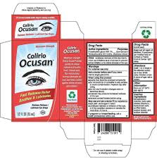 Colirio Ocusan by DLC Laboratories, Inc. Drug Facts