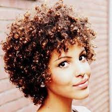 Choose A Style Without A Defined Part Short Curly Hair Black Short Hair Styles Curly Hair Styles Naturally