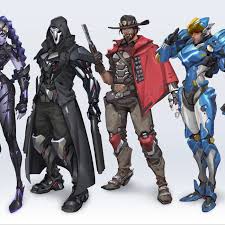 The contrast with the worn inner belt which is common in the cyberpunk art of futuristic technology is visually remarkable. New Overwatch 2 Designs For Reaper Mccree Pharah And Widowmaker Revealed Polygon