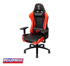 Shuanghu gaming chair office chair ergonomic pc computer chair reclining racing chair with headrest and lumbar support gaming chair for adults men women teens desk chair (black+red). Msi Mag Ch120 Gaming Chair Black Red Pc Express