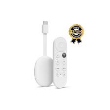 Google Chromecast avec Google TV 4К Media Streamer avec Google Assistant ( Google chromecast 4) - Neige - 6 mois de garantie | Glotelho Cameroun