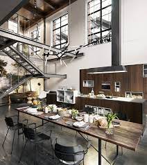 Come Arredare Una Sala Da Pranzo In Stile Industriale Mondodesign It Arredamento Idee Per Decorare La Casa Cucina Loft