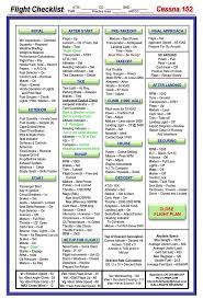Amazon Com Cessna C152 Checklist Cessna Checklist Pilot Training