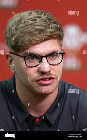 Cardiff, UK. 02nd Sep, 2019. Wales rugby player Aaron Wainwright. Wales  2019 Rugby World Cup Squad media access session at the Vale Resort, Hensol,  near Cardiff, South Wales