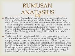 Sejarah kekristenan tidak bisa dipisahkan dari sejarah gereja kristen yang membawa ajaran agama kristen, mengayomi penganutnya dan menjadi saksi perkembangan pekerjaan yang telah dijalankan sepanjang dua ribu tahun, sejak abad pertama masehi, mulai dari tanah israel hingga ke eropa, amerika, dan seluruh dunia, termasuk indonesia. Christian Faith Credo Rumusan Rumusan Pengakuan Iman Gereja Universal Anatasius Nicea Konstantinopel Pengakuan Iman Rasuli Ppt Download
