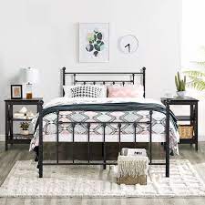 Hepburn 42 9 Steel Bed Frame Black Bed Frame Iron Bed Frame Black Iron Beds