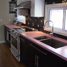 Corian® solid surface is easy to clean and is nsf/ansi 51 certified (pdf) for food contact. Check Out This Millennial Pink Kitchen Countertop Kitchen Countertops Countertops Pink Kitchen