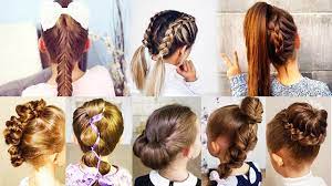 If you just want to browse, you can check out online hairstyle guides. Simple Hairstyle For School Girl Cute Simple Girl Hairstyles For School