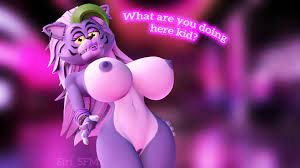 2022 3d 3d (artwork) absurd res animatronic anthro areola big  breasts breasts canid canine canis digital media (artwork) english text  eyeshadow female five nights at freddy's five nights at