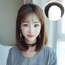 You may want to go ahead and cover your. Wig Female Long Straight Hair Medium Long Hair Straight Hair Net Red Round Face Full Head Invisible Seamless Shoulder Short Hair U Shaped Half Headgear