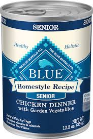 Blue Buffalo Homestyle Recipe Senior Chicken Dinner With Garden Vegetables Canned Dog Food 12 5 Oz Case Of 12