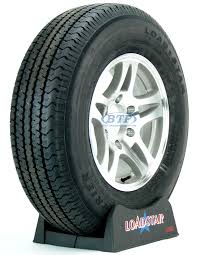 Boat Trailer Tire St225 75r15 Radial On Aluminum Wheel 6 Lug By Loadstar
