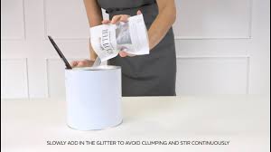 This low odor, zero voc paint goes on smooth, dries quickly and cleans up easily with soap and water. Glitter Paint Additive For Walls Painting Ideas Tips Homebase Youtube