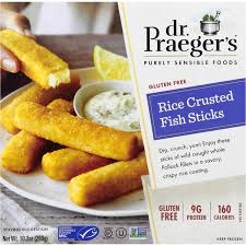 Seasoned coleslaw with minced jalapenos and fusion mayo add flavor and crunch to this delicious taco recipe. Dr Praeger S Fish Sticks Gluten Free Rice Crusted 10 Oz Instacart