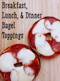 30 Bagel Toppings Breakfast Lunch Dinner And Snacktime Bagel Toppings Food Breakfast Bagel