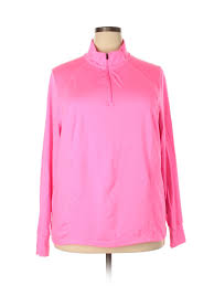 details about xersion women pink track jacket 2 x plus